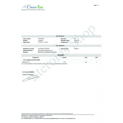 Stanozolol ( Winstrol ) Hilma Biocare